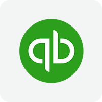 Tile with Quickbooks logo
